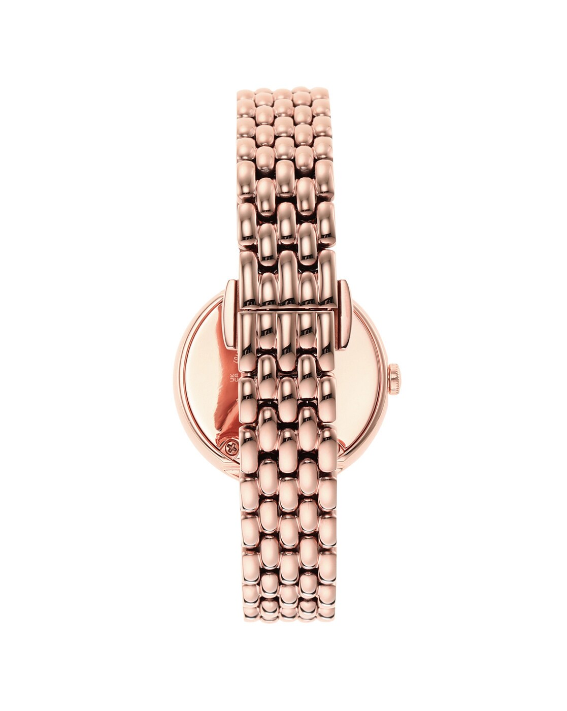 Buy EMPORIO ARMANI AR11418 Analogue Watch with Stainless Steel Strap | Rose  Gold-Toned Color Women | AJIO LUXE