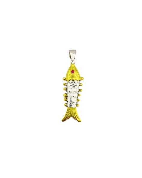 Fish locket store silver