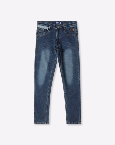 612 League Boys Mid-Wash Mid-Rise Jeans