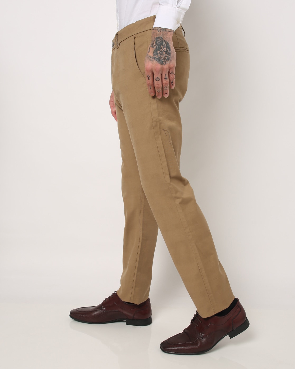 Buy Khaki Trousers  Pants for Women by Outryt Online  Ajiocom