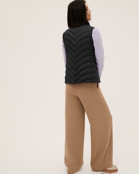 Feather & Down Packaway Puffer Gilet, M&S Collection