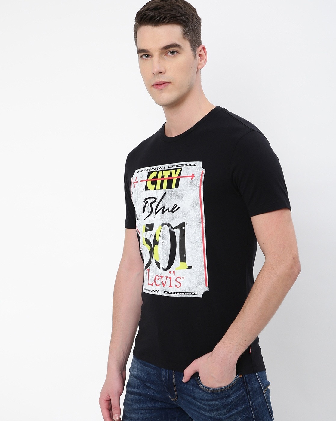 Buy Black Tshirts for Men by LEVIS Online Ajio