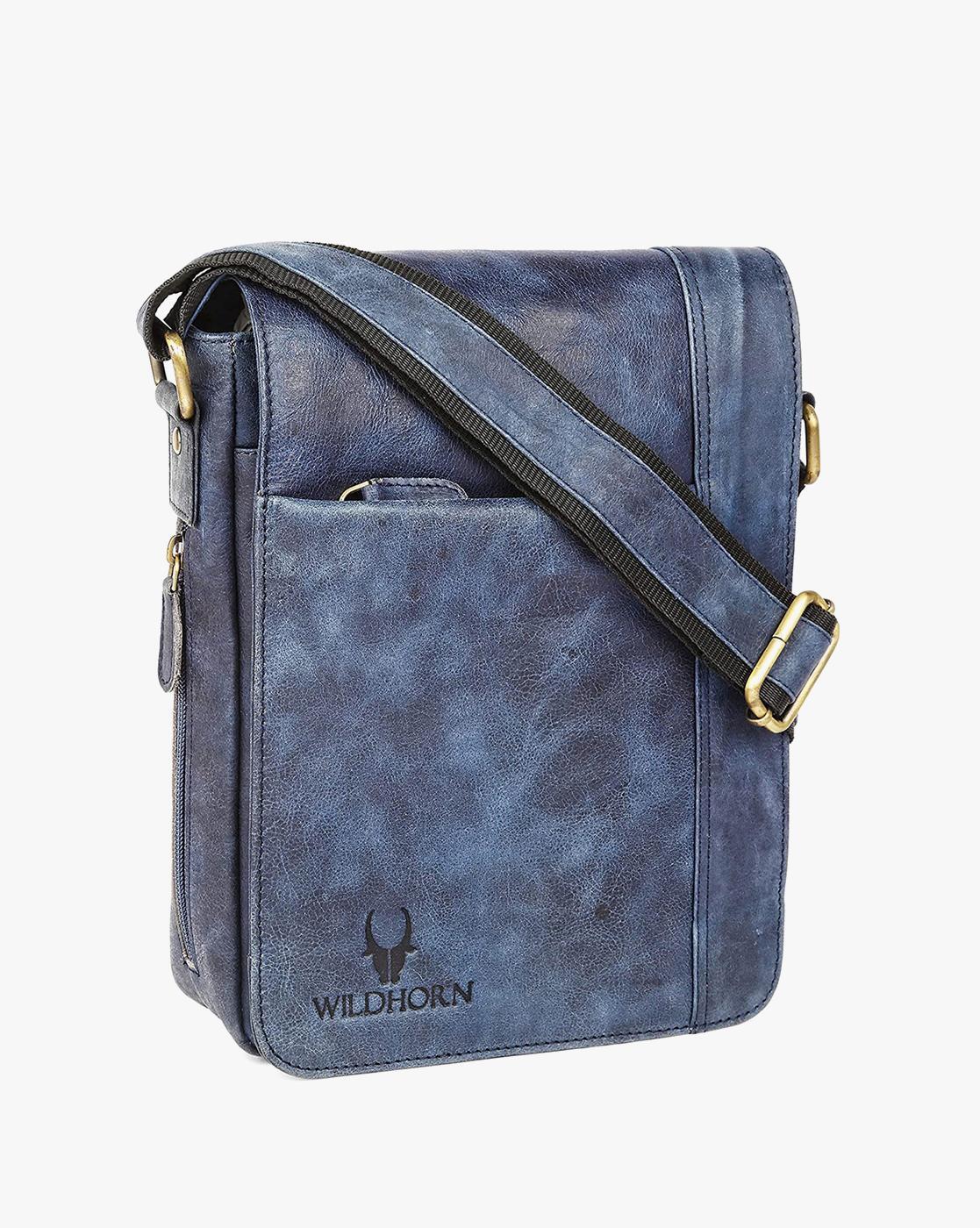 WILDHORN Leather 11 inch Laptop Messenger Bag for Men I Dedicated Laptop  and Mobile Compartment at Rs 1510 | चमड़े का मैसेन्जर बैग in Kolkata | ID:  24054962373