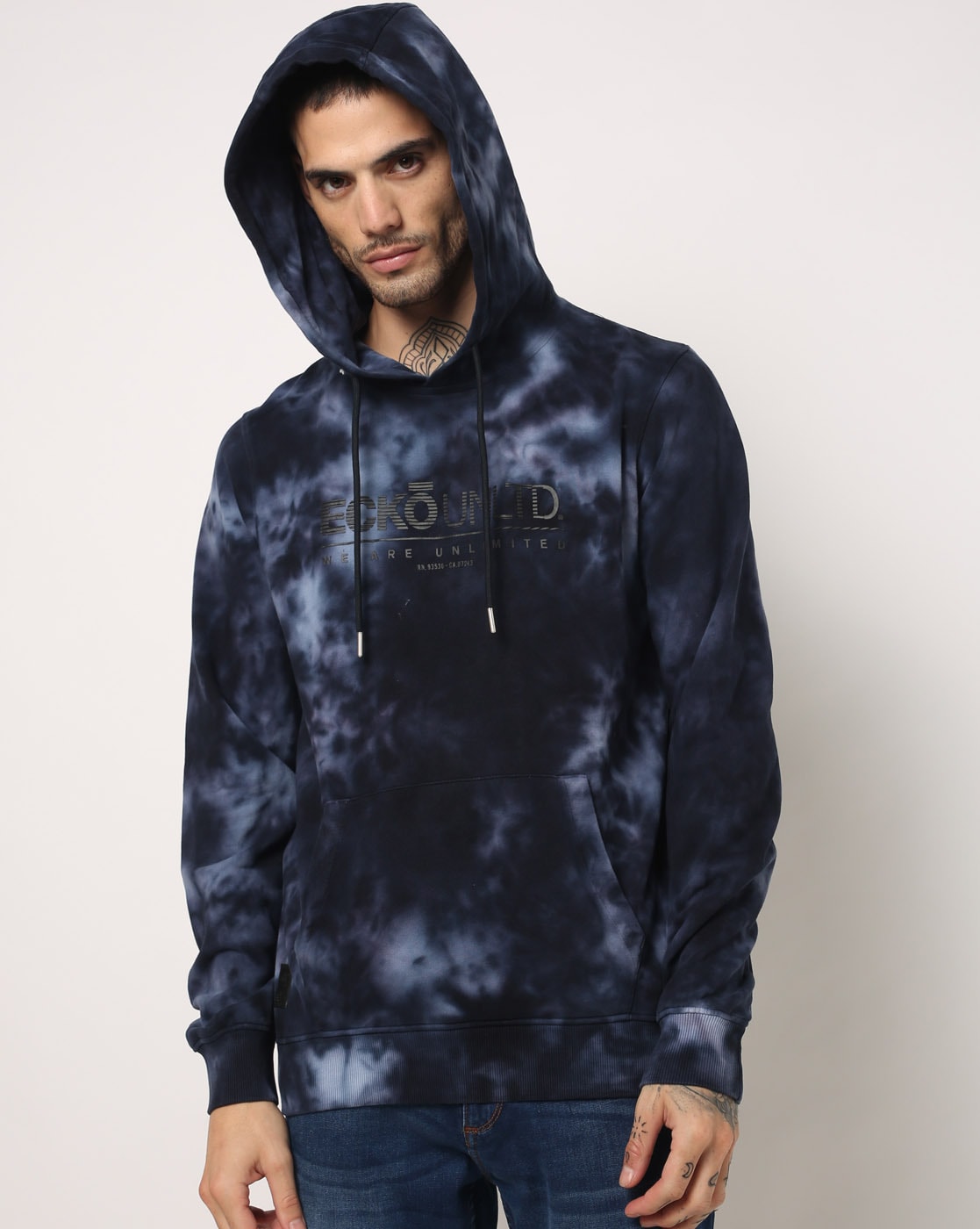 Tie Dye Slim Fit Hoodie