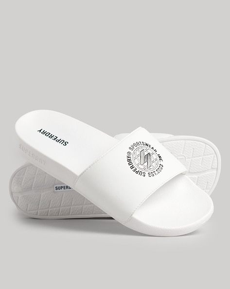 Buy White Flip Flop Slippers for Men by SUPERDRY Online Ajio