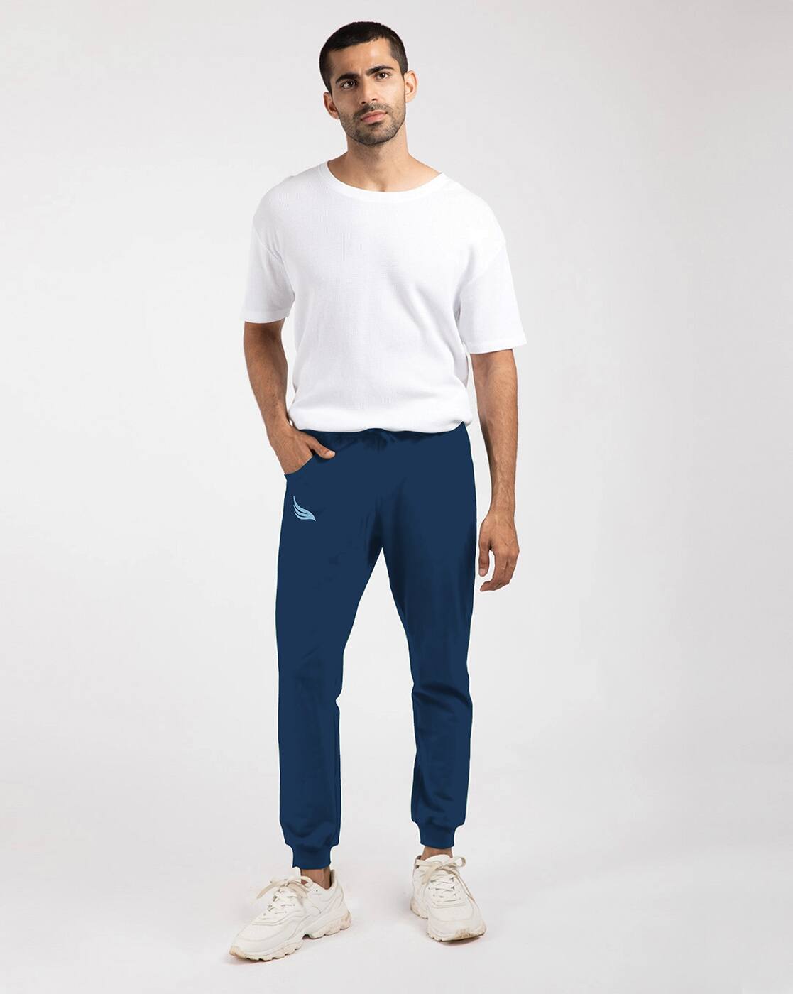 Buy Blue Track Pants for Men by MISCHIEF MONKEY Online