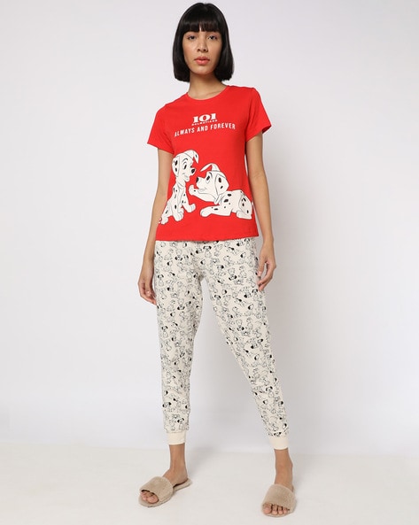 Dalmatians Super Soft Pajama Pants - Dalmatian Wording