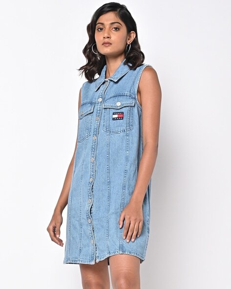 Tommy hilfiger denim dress hot sale womens