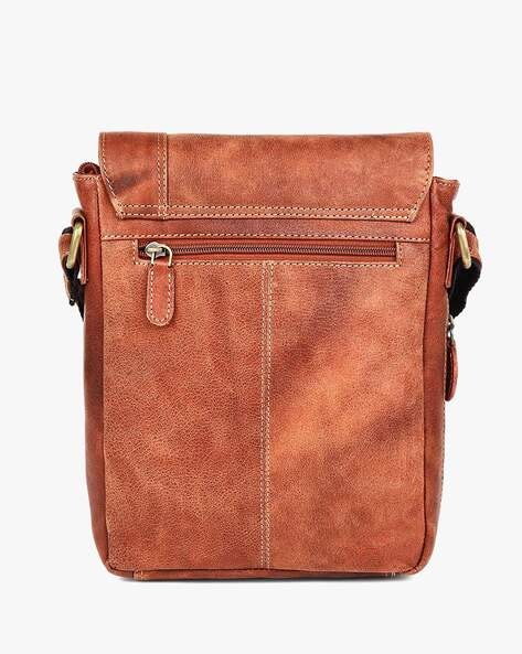 9 Inch Buffalo leather sling bag