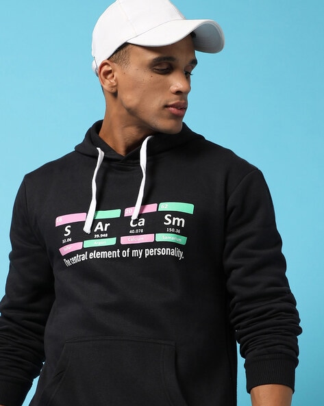 Buy Black Sweatshirt & Hoodies for Men by Campus Sutra Online