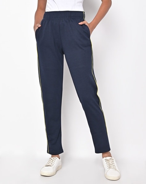 Buy LAASA SPORTS Women Navy Blue Track Pants - Track Pants for Women  17026730 | Myntra