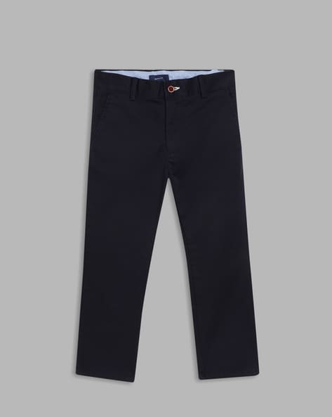 Straight Trousers with Insert Pockets