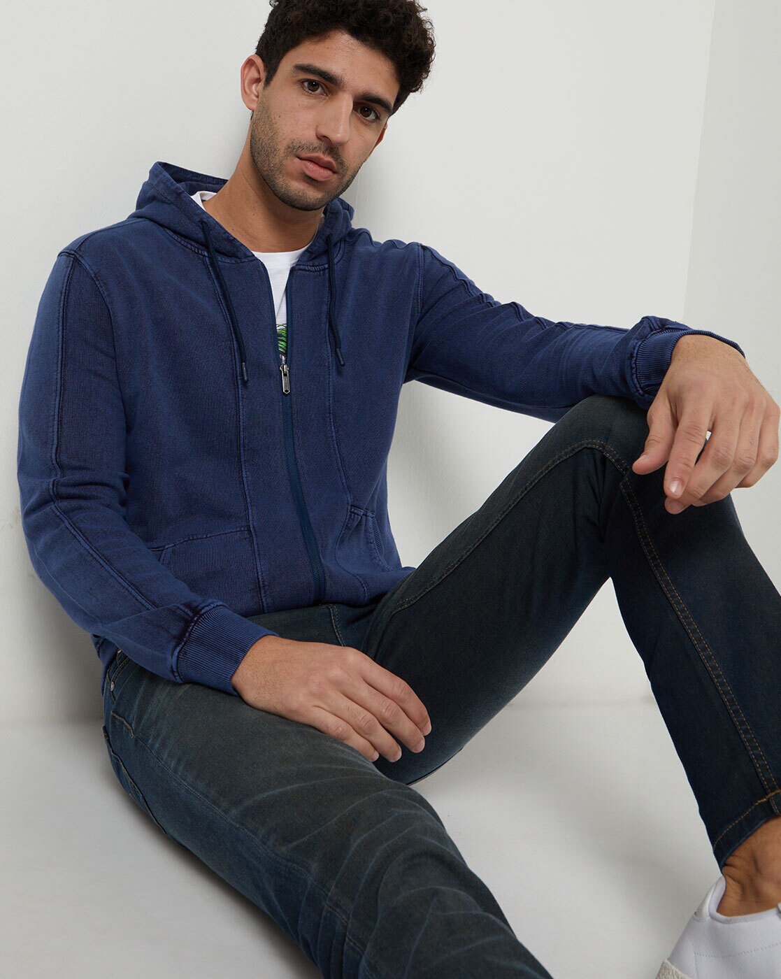 Lee cooper zip clearance hoodie