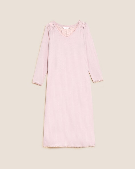 M&s ladies best sale long sleeved nighties