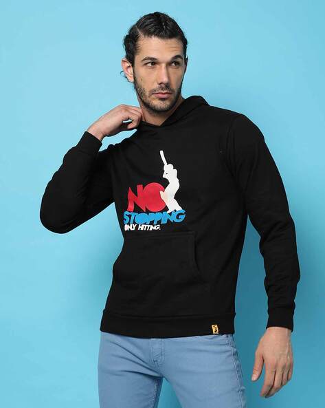 Buy Black Sweatshirt & Hoodies for Men by Campus Sutra Online