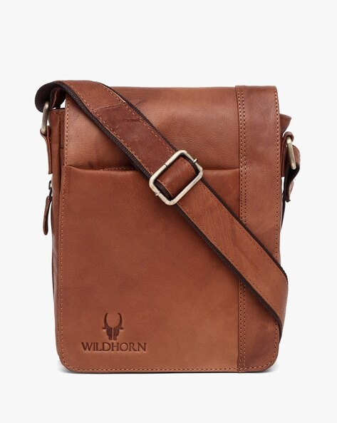 Flipkart.com | WILDHORN Leather Sling Bag for Men Messenger Bag - Messenger  Bag