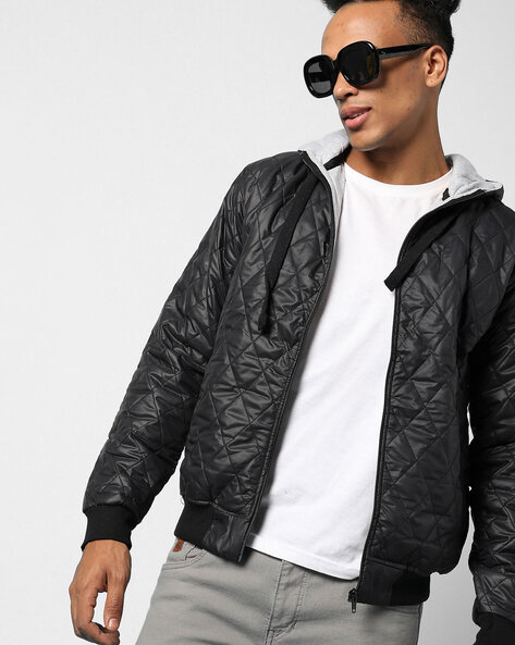 Buy Black Jackets & Coats for Men by Campus Sutra Online