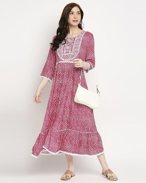 Best Indian ethnic wear Kurti outfits for work/myntra haul/ajio haul/ethnic  office wear lookbook