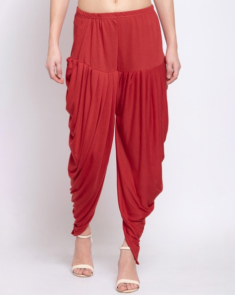 Dhoti Pants with Elasticated Waist Price in India