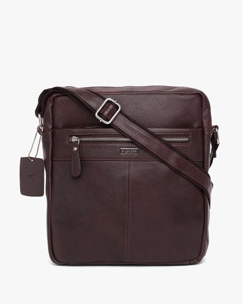 Flipkartcom  Goatter Unisex Hunter Leather 10Inch Multi Pocket Messenger  Sling BagsGTHT10 Sling Bag  Sling Bag