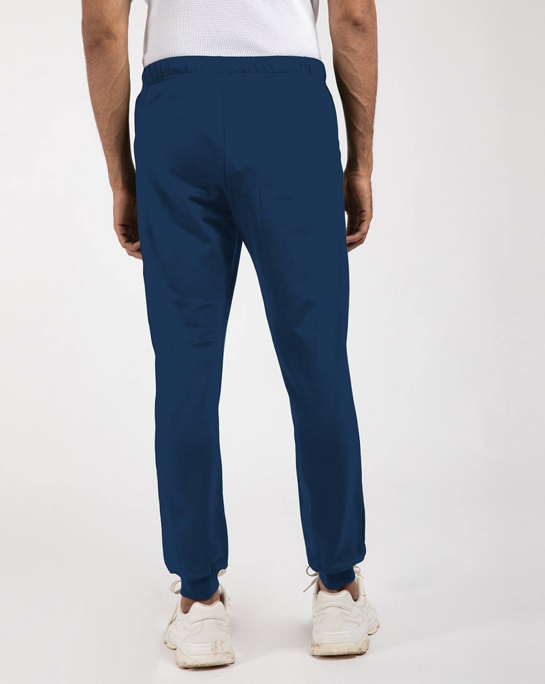 Buy Blue Track Pants for Men by MISCHIEF MONKEY Online Buy Blue Track Pants for Men by MISCHIEF MONKEY Online