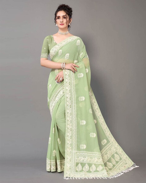 Buy Studio Shringaar Pure Cotton Chikankari Saree Blouse - Saree Blouse for  Women 21359040 | Myntra