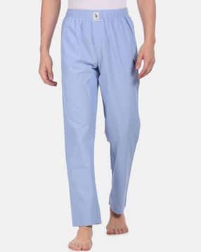 u.s. polo assn. Men Logo Print Straight Track Pants with Elasticated Waist-picture-16
