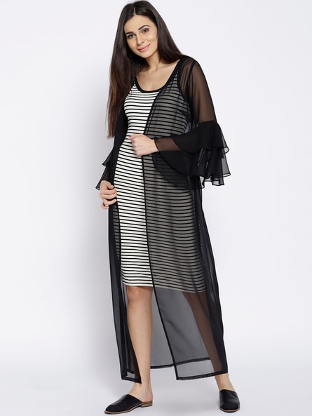 Sheer black clearance shrugs for dresses