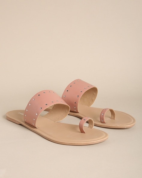 Light pink sale sandals flat