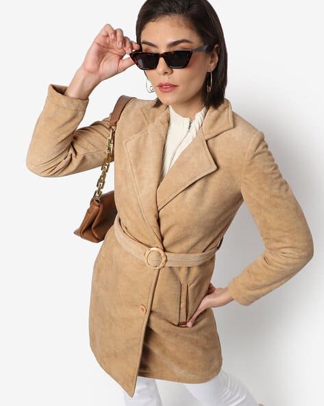 Buy Beige Jackets Coats for Women by Campus Sutra Online