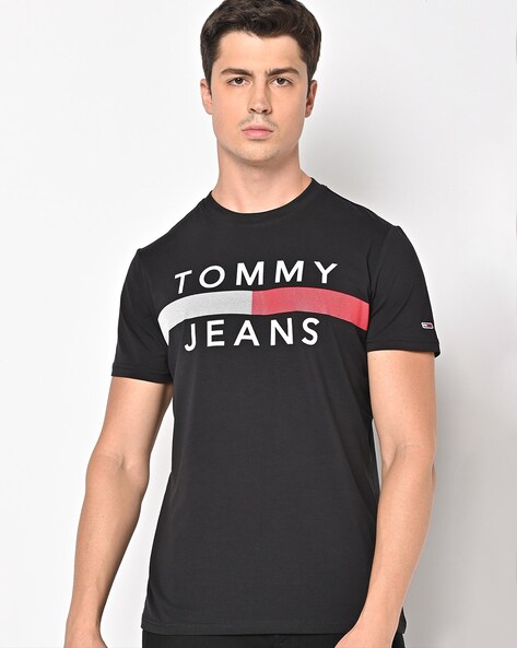 Tommy jeans discount flag t shirt