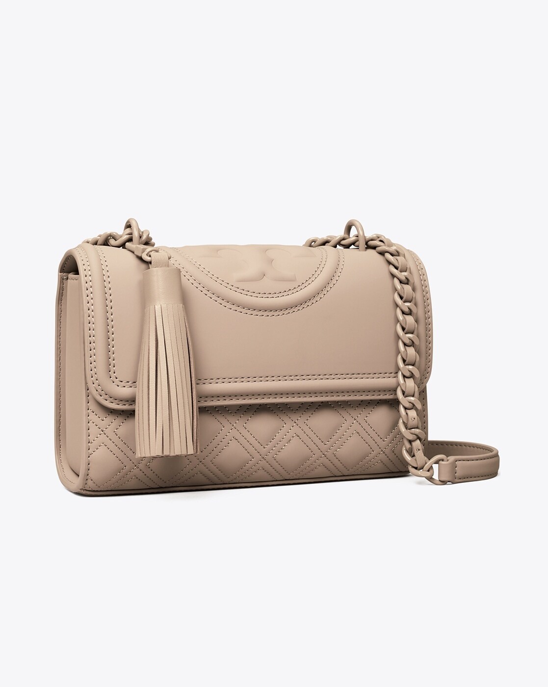 Buy Tory Burch Fleming Matte Small Convertible Shoulder Bag | Grey Heron  Color Women | AJIO LUXE