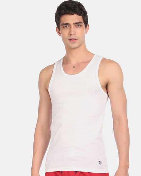 U S Polo Assn Sleeveless Crew-Neck Vest