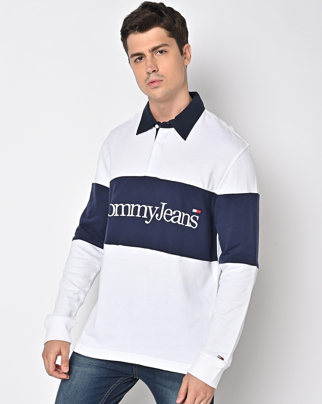 tommy hilfiger rugby polo long sleeve