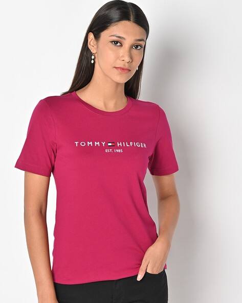 Buy Pink Tshirts for Women by TOMMY 