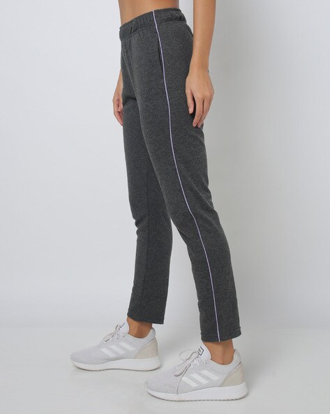 Buy Charcoal Black Track Pants for Women by Teamspirit Online