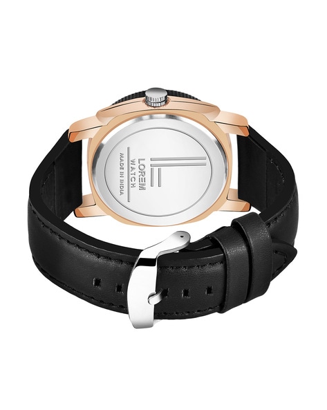 LOREM Watch-Artificial Leather Belt & Wallet Combo Analog Watch - For Men -  Buy LOREM Watch-Artificial Leather Belt & Wallet Combo Analog Watch - For  Men LR04-WL17-BL02-FZ Online at Best Prices in