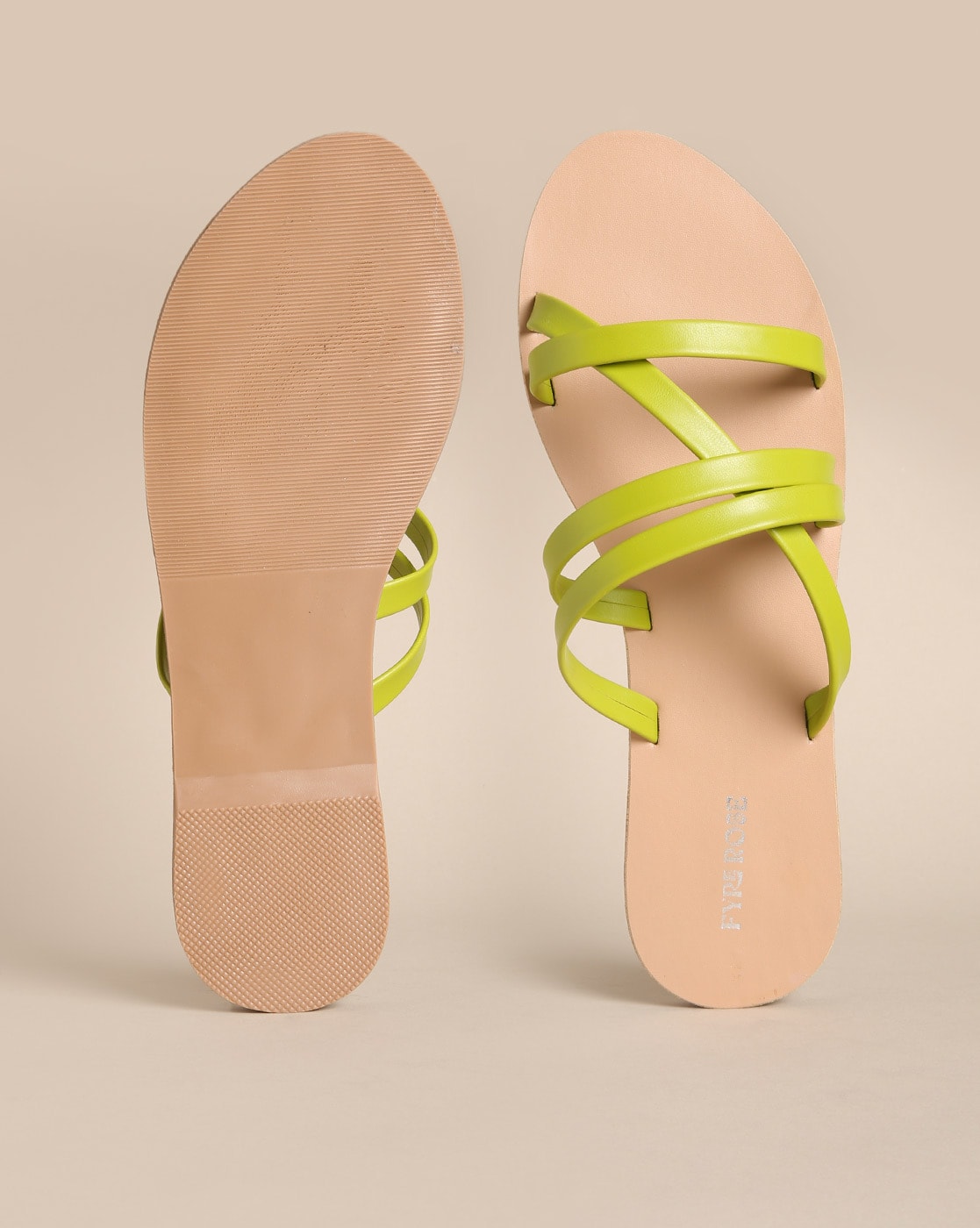 Jada Flat Mule - Lime Green - JW PEI