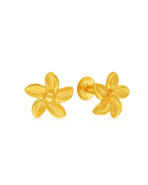 SPE Gold - Curve Design Stone Earrings Online 03-08 - Poonamallee