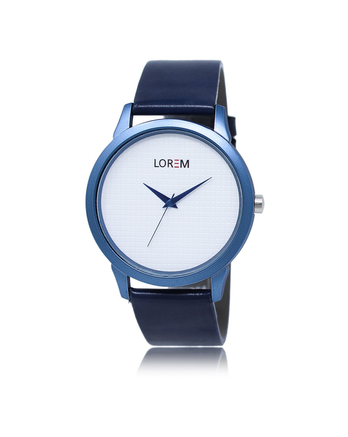 Casual Blue Dial Stainless Steel Watch For Men's – posh watches