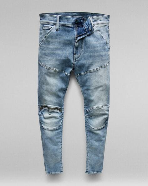 G star elwood on sale zip knee jeans