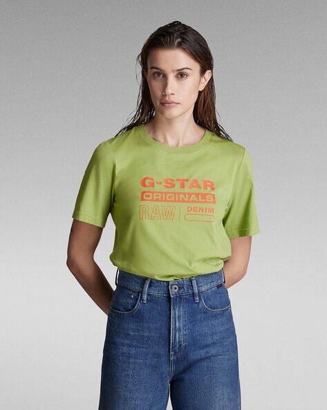 Buy Green Tshirts for Women by G STAR RAW Online | Ajio.com