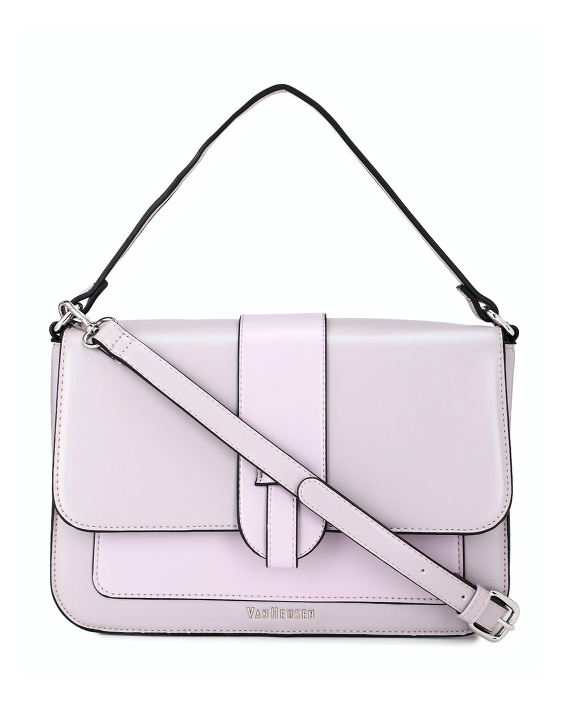 Colourblock Sling Bag with Detachable Strap