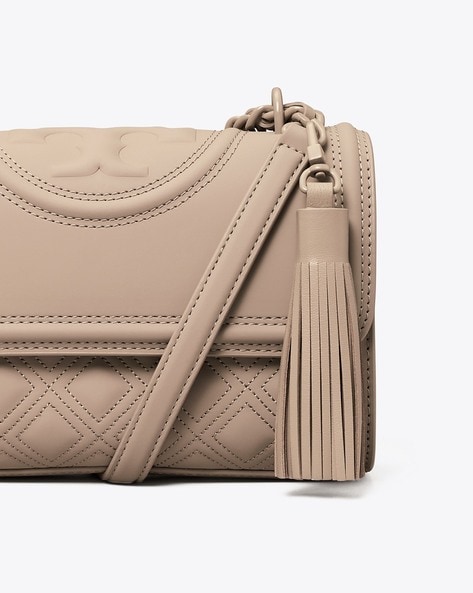 Buy Tory Burch Fleming Matte Small Convertible Shoulder Bag | Grey Heron  Color Women | AJIO LUXE
