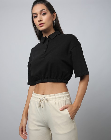 Buy Black Tops for Women by Outryt Online