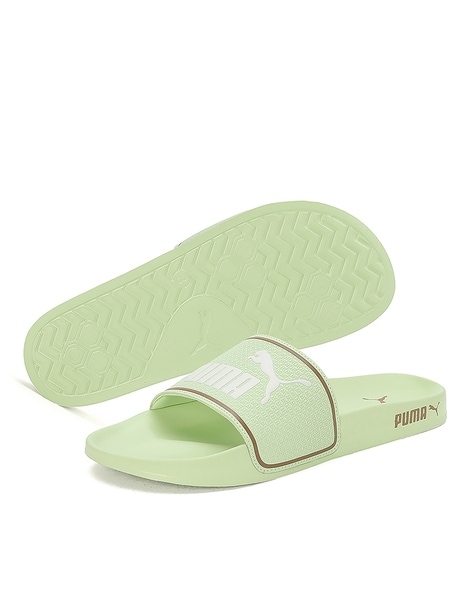 Mint green hot sale puma slides