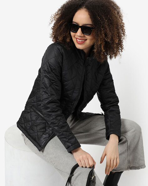 Buy Black Jackets & Coats for Women by Campus Sutra Online