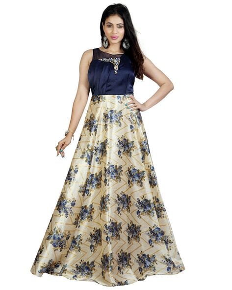 Buy Olive green Dresses & Gowns for Women by CHHABRA 555 Online | Ajio.com