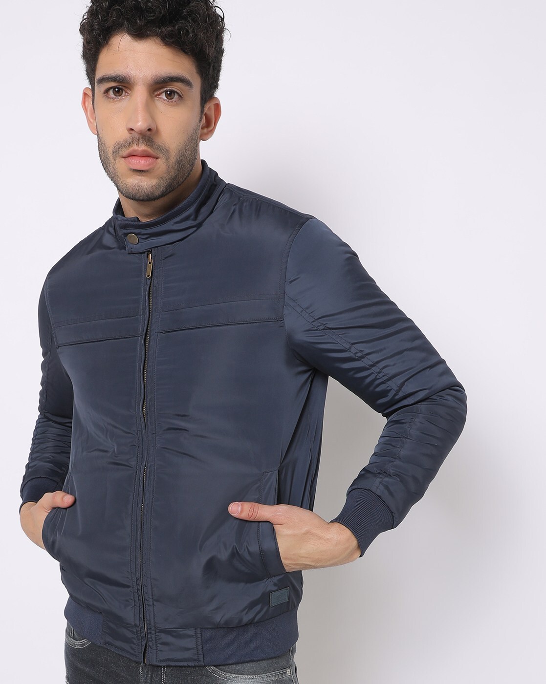 Lee cooper quilted bomber hotsell jacket mens