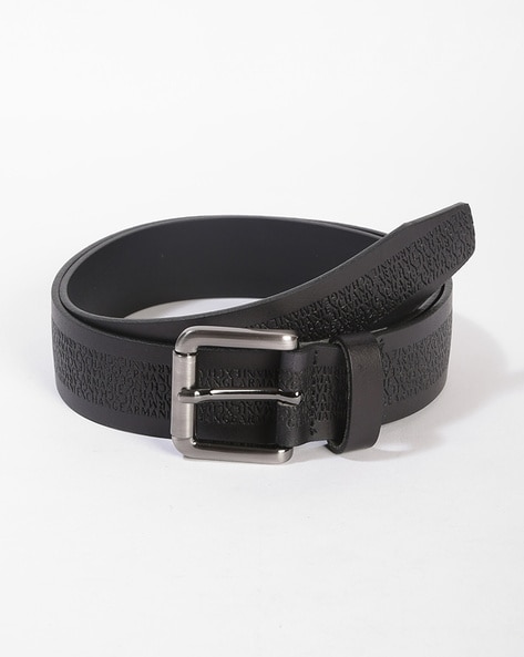 Armani embossed belt new arrivals